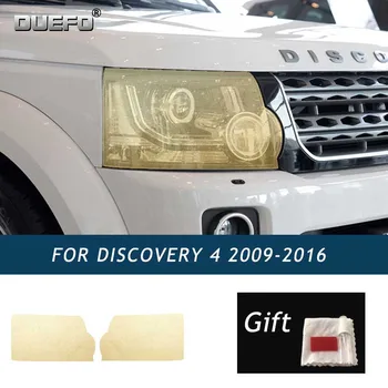 Avtomobilski Žarometi Odtenek Prekajene Črno zlato Zaščitno folijo Prozorno TPU Nalepke Za Land Rover Discovery 4 LR4 2009-2016
