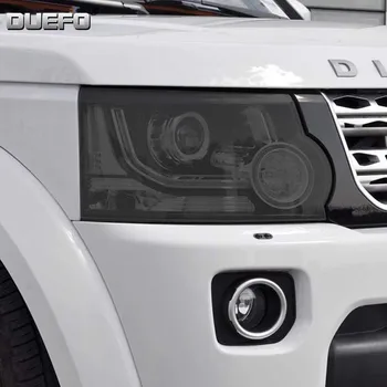 Avtomobilski Žarometi Odtenek Prekajene Črno zlato Zaščitno folijo Prozorno TPU Nalepke Za Land Rover Discovery 4 LR4 2009-2016