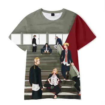 Tokio Revengers T shirt Manga Ken 3D Tiskanja Moški Ženske Modni Graphic T-majice Otroci Fant Dekle Hip Hop Vrhovi Tees Camisetas Hombre