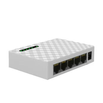 5 Port Gigabit Stikalo 10/100/1000Mbps RJ45 LAN Ethernet Hitro Namizje Omrežja Preklapljanje Hub Vzporedni Z EU/ZDA Power Adapter