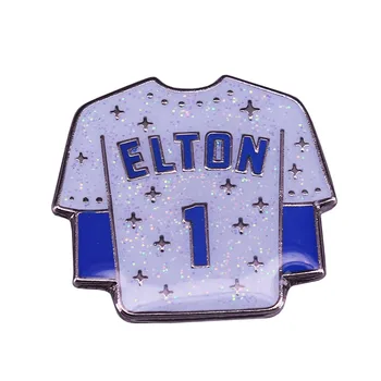 Los Angeles Dodgers Emajl Pin Ledeno Mrzlo Broška Elton John Značko posebno darilo za naš fant