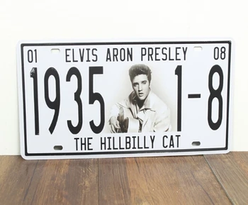 Elvis Aron Elvis Letnik Kovin Barvanje Plakat Tin Registrske Tablice Stenske Nalepke Za Dekoracijo Doma Dekor Umetnosti Znak