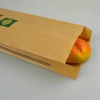 30Pcs Kruh Vrečko 57x10x4cm kraft papir, kraft papir za Pakiranje Živil Pekarna Peko Štruce papir kruh vrečke z okna po meri dobavitelja