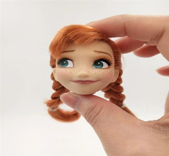 2pcs/veliko Srčkan Redkih Princesa Lutka Glavo Make Up Doll Glavo DIY Igrače Dekle Darilo za Rojstni dan Zbiranja