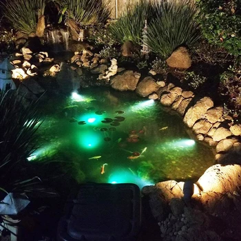 Solar Powered LED RGB Podvodno Svetilko Nepremočljiva Akvarij Krajine Tank Vodnjak Ribnik Pozornosti za Vrt, Travnik Bazen