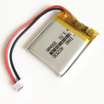5 KOS 402530 3,7 V 300mAh litij-polimer lipo baterijo za ponovno polnjenje joseph smith translation ZH1.5 3 pin za MP3, GPS, bluetooth slušalke smartwatch