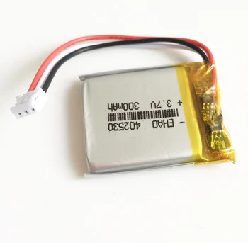5 KOS 402530 3,7 V 300mAh litij-polimer lipo baterijo za ponovno polnjenje joseph smith translation ZH1.5 3 pin za MP3, GPS, bluetooth slušalke smartwatch