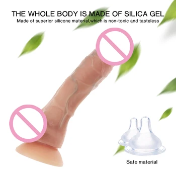 Silikonski Majhen Vibrator Sex Igrače Za Žensko Realističen Penis Z Sesalni G Spot Vagina Stimulator Ženska Masturbacija Izdelki