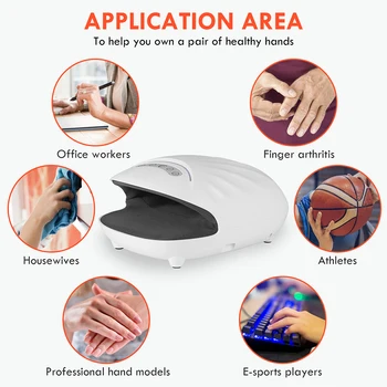 Električni Strani Massager Naprave Palm Pritisk S Prsti Točke Terapija Reflexology Ogrevano Sklepov Valja Za Artritis Lajšanje Bolečine