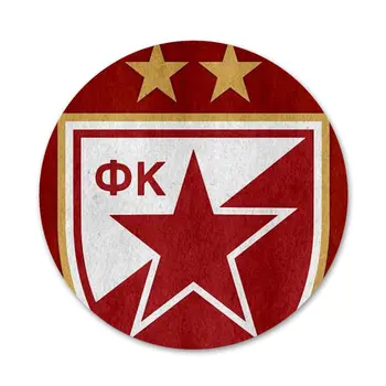 Srbija FK Crvena zvezda Značko Broška Pin Pribor Za Oblačila, Nahrbtnik Dekoracijo darilo