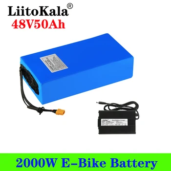 LiitoKala 48V 50Ah Električno Kolo 21700 13S10P Litij-ionska Baterija za 1000W 1500W 2000W 2500W 20A 30A 50A BMS E-Kolo Baterije