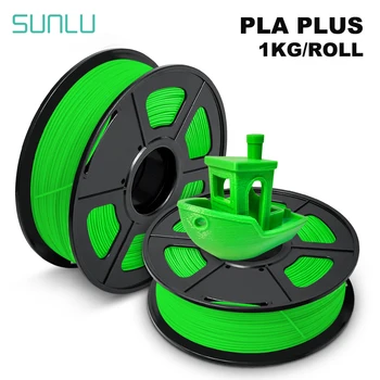 SUNLU PLA PLUS Žarilno 3D Tiskalniki Žarilno pla plus 1.75 mm 1 KG 2.2 lb Spool Black PLA Tiskalnik Žarnice z Vakuumsko pakiranje