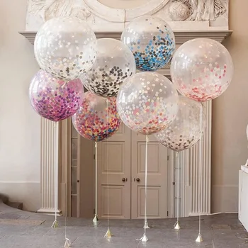 1pcs 32 palčni birthday balon dekoracijo konfeti balon 12 inch latex balon poročno dekoracijo baby tuš stranka dobave