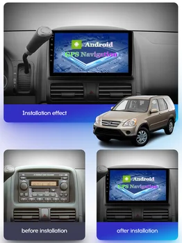 4G+64 G CarPlay Za Honda CR-V CRV 2001 - 2006 Avto Radio Večpredstavnostna Video Predvajalnik Navigacija GPS Android 10 DVD