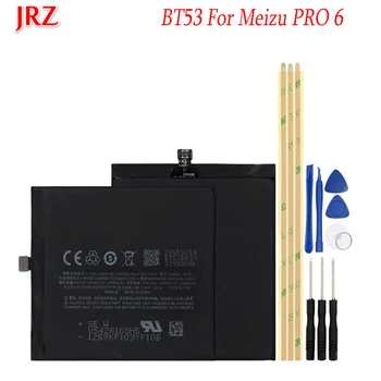2560mAh BT53 Baterija Za Meizu PRO 6 Bateria Akumulator AKKU Mobilni telefon Zamenjava Baterij z Brezplačnih Orodij
