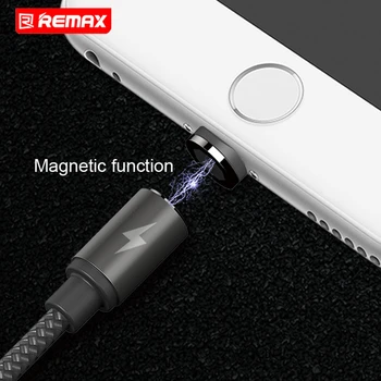 Remax Magnetni mikro usb kabla led luč za samsung S7 xiaomi 1.5 Magnet polnjenje 8 pin kabel za iphone xr 6 7 8 plus