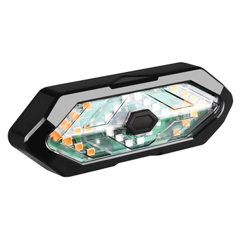 Smart Kolo Rep Svetlobe z Vključite Električni Signal Horn USB Polnilna Luč Ultralahkih Svetilka Kolo Svetlobe