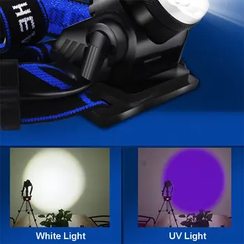 TMWT Taktično Blacklight Žaromet UV-Ultravijolično LED 4 Načini 395-410nm Smerniki detektor Mačka, Pes-Pet Urina Detektor