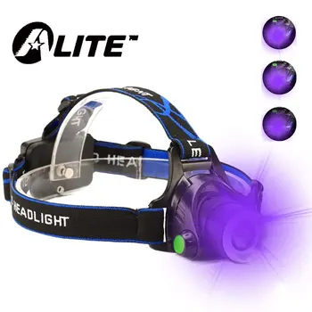 TMWT Taktično Blacklight Žaromet UV-Ultravijolično LED 4 Načini 395-410nm Smerniki detektor Mačka, Pes-Pet Urina Detektor