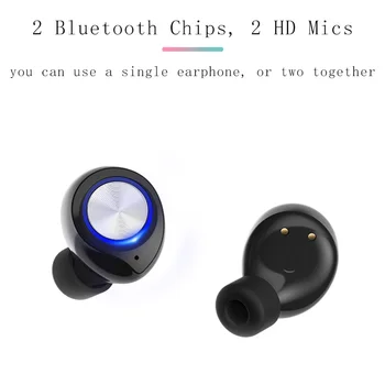 TWS Brezžične Bluetooth Slušalke Slušalke Športne Slušalke Stereo Čepkov Z Mic Za Xiaomi iPhone Samsung Huawei Oneplus OPPO