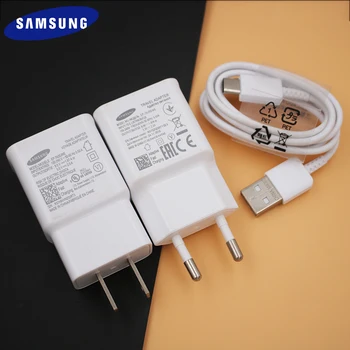 Samsung 9V1.67A Polnilnik USB QC3.0 EU NAS Adapter Tip C Kabel Za Galaxy Note 10 Lite S10 S8 S9 Plus A9S A80 A50 W21 M30S Ž Flip