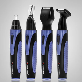 ŠPORTNIK 4 v 1 Električni Nos Hair Trimmer za ponovno Polnjenje Odstranitev Clipper Brivnik Pralni Brado Obrvi Brado Uho Brivnik