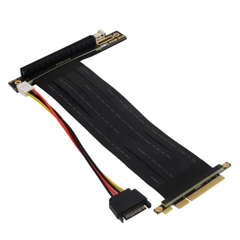RTX3060 PCI-E x8 Podaljšek Adapter PCIe x16, Riser 8x, da 16x GTX1080 Grafike, Video Kartice, Extender 64Gbps ETH Rudar