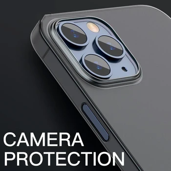 Slim Mat Prozorno PP Primeru Telefon Za iPhone 11 12 Mini Max Pro XS XR X 6S 7 8 Plus SE 2020 0,2 mm Ultra Tanek Soft Hard Cover