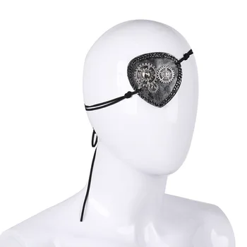 Retro Punk Gothic Eyepatch Pirat Cosplay Maske Oči Obliž Anime Cosplay Kostum Maškarada Eno Oko Masko Nasumice Clubwear