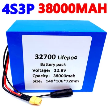 32700 Lifepo4 Baterije 4S3P 12.8 V 30Ah 4S 40A 100A Uravnoteženo BMS za Električni Čoln in Neprekinjeno Napajanje 12V