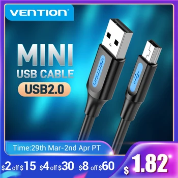 Banja Mini USB Kabel Mini USB 2.0 na USB Hitro Podatkovni Kabel Polnilnika za MP3, MP4 Predvajalnik, Avto GPS, Digitalni Fotoaparat, Mini USB HDD
