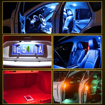 T10 W5W LED Canbus Žarnice Na Avto Dodatki Notranjost Avtomobilske Blaga Stropno Luč Za Audi A3 A4 B6 B8 A6 C6 80 B5 B7 A5, Q5 V7