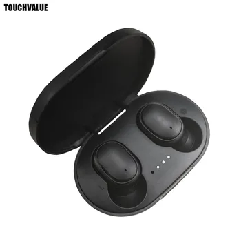 TOUCHVALUE Brezžični Čepkov Tws Slušalke Črno Roza Bel mini Bluetooth Slušalke z Mikrofonom Polnjenje Primeru