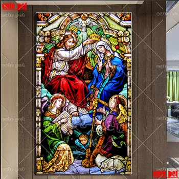 DIY Diamond Slikarstvo Vere: Jezus in Marija Vroče prodaja umetniške navzkrižno šiv polno diamond vezenje mozaik velike dekor