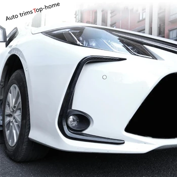 Sprednje Luči za Meglo Lučka Obroč Okvir / Obrvi Kritje Trim Kit ABS Chrome / Ogljikovih Vlaken Videz Pribor Za Toyota Corolla 2019 2020