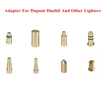8 Vrst Medenina, Baker Šoba Ponovno Butan Plin Adapter za Lažja Popravila DIY Del Zamenjava Za Dupont Dunhill In Drugi Vžigalniki