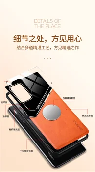 Moda Magnetni Primeru Telefon Za Galaxy 12 52 A42 A32 Usnje teksturo Zadnji Pokrovček Za Samsung Galaxy S20 S21 FE Plus Ultra Lupini