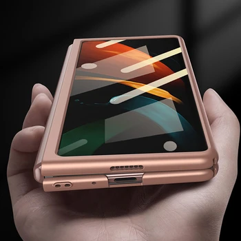 Shockproof Kaljeno Film Primeru Telefon All-inclusive Zaščitni Pokrov Lupini za Samsung Galaxy Ž Krat 2 Pametni telefon Pribor