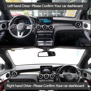 Za Mercedes Benz GLC Razred Coupe X253 Anti-Slip Mat Dežnik Dashmat Zaščito Preprogo nadzorna plošča Pokrov Pad Dodatki