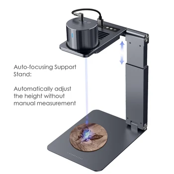 Laserpecker Pro Laser Graverja 3D Tiskalnik, Prenosni Mini Lasersko Graviranje Stroj Namizje Etcher Rezalnik Graverja z Nosilcem