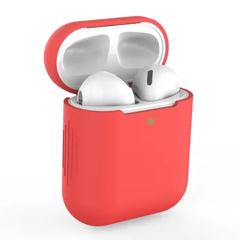 Airpods 1/2 Generacije, Silikonski Zaščitni Pokrov Za Airpods Slušalke Vključite Bluetooth Brezžične Slušalke AirPods Kritje Dodatki