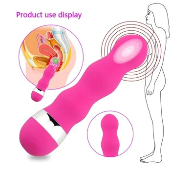 Dildo G-spot Vibrator za Ženske AV Palico Vagina Vibrator za Klitoris Stimulator Butt Plug Analni Erotična Ženska Masturbators Seks Igrače