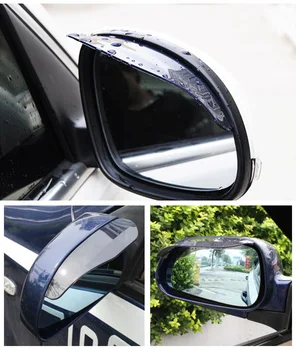 Avtomobilska dodatna Oprema Rearview Mirror Dež obrvi Dež Kritje za Mitsubishi ASX Si Expo Galant Grandis Lancer Mirage Montero