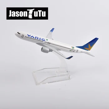 JASON TUTU 16 cm BRAZILIJA VARIG Boeing 737-800 Letalo Model Letalo Modela Letala Diecast Kovinski 1/400 Obsega Letal Dropshipping
