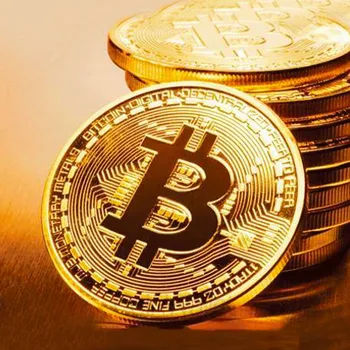 1PCS Ustvarjalne Spominek Pozlačen Bitcoin Kovanec Zbirateljske Veliko Darilo Malo Kovanec Art Collection Fizično Zlato Priložnostni Kovanec