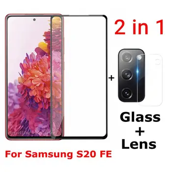 2 v 1 Objektiv Kamere Zaščitne Folije Za Samsung Galaxy S20 FE Zaščitnik Zaslon Kaljeno Steklo Za Samsung Galaxy S20 FE 5G Stekla