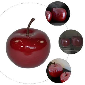 1pc Simulacije Keramični Apple Dekor Apple Okras Božično Dekoracijo Doma