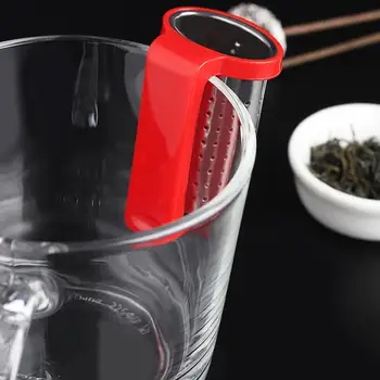 Preprost Prenosni Čaj Infusers Fine Očesa Ločeno Design Iz Nerjavečega Jekla Svoboden Listov Čaj Snap Čaj Cedilo S Kavljem