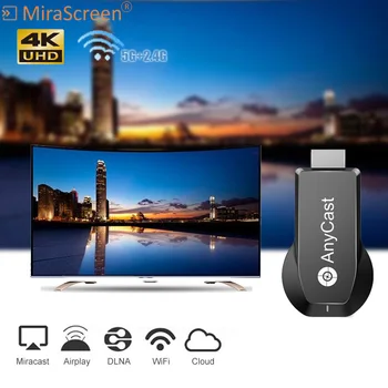 Anycast M100 2.4 G HD 4K Brezžični WiFi DLNA AirPlay TV Palico Wifi Zaslon Ključ Sprejemnik avdio video za ios AndroidYouTube