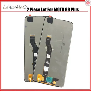 2 Kosa veliko G9 Plus Zaslon Za Motorola MOTO G9 Plus LCD Zaslon na Dotik Računalnike Zbora Za MOTO G9 Plus LCD